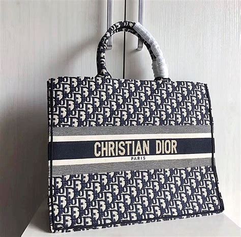 dior beachbag|christian dior cloth tote bag.